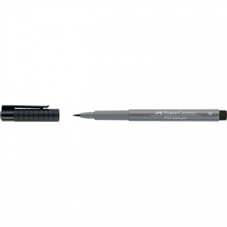 India ink Pitt Artist Pen B cold grey IV